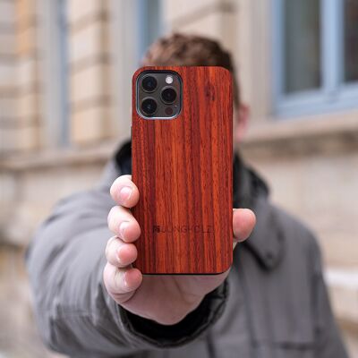 WoodCover iPhone 12 - Padouk - iPhone 12 Max