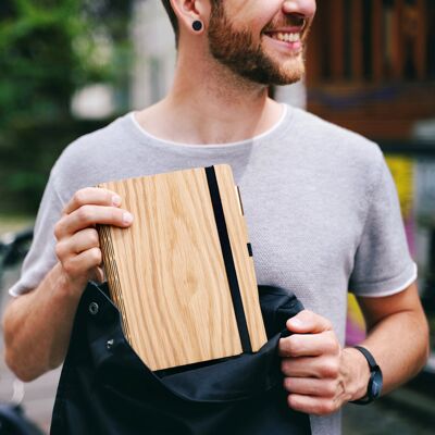 Wooden notebook - A5 - oak - blank