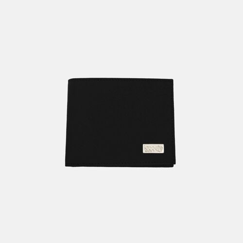 Portafoglio bi-fold Slim da Uomo - Nero