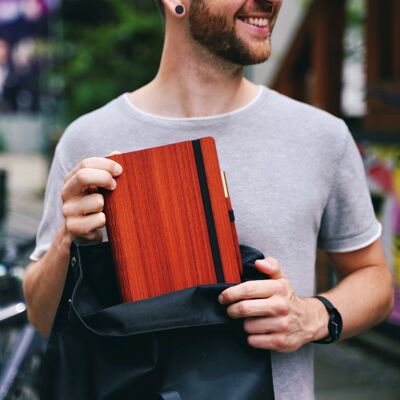 Wooden notebook - A5 - Padouk - blank