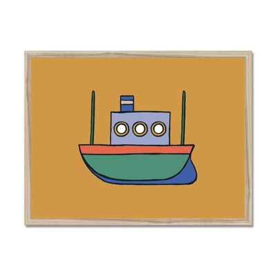 Boat Framed Fine Art Print