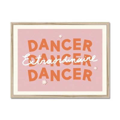 Dancer Extraordinaire Framed Fine Art Print