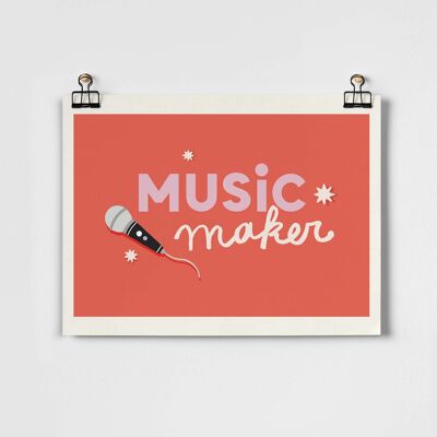 Music Maker Fine Art Print