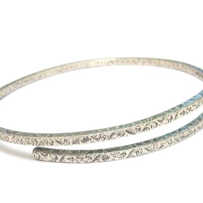Ethnisches Manaus-Armband aus 925er Silber