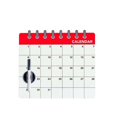 Whiteboard Kühlschrank, Kalender, magnetisch
