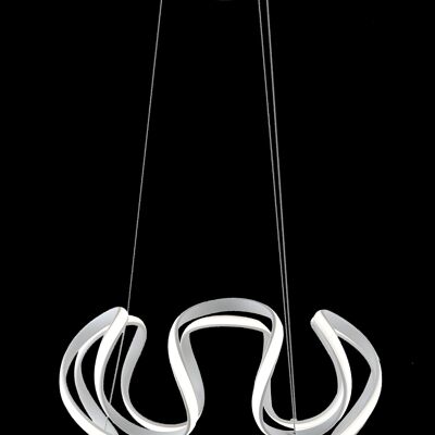 Suspension LED Moderne en Aluminium Dimmable - Blanc 45CM