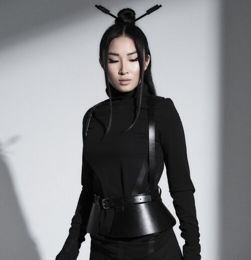 SAMARA BODY HARNESS PEPLUM BELT