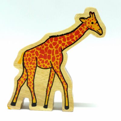 Kiravi la girafe - Figurine en bois massif