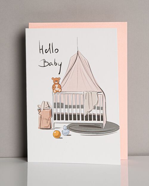 carte de vœux Hello Baby