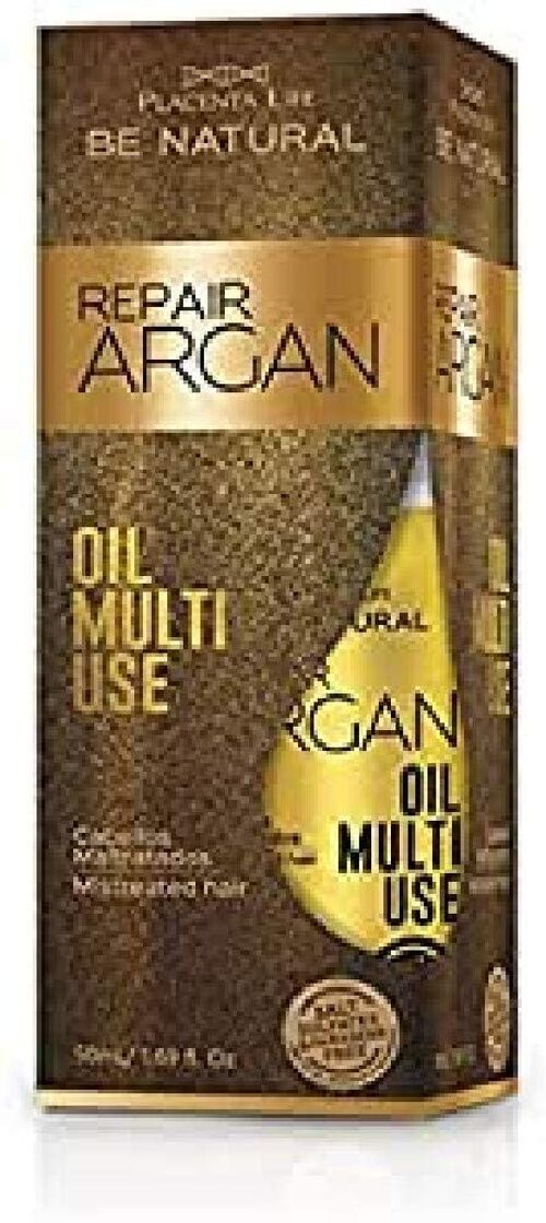 Repair Argan. Aceite de Reparación para Cabellos Maltratados. Contenido 50 mililitros.