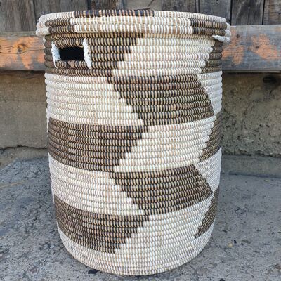 Decorative Hand Woven Seagrass Boho Laundry Basket