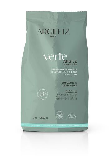 Argile verte granulée 3kg