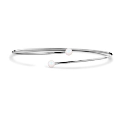CO88 bangle con perle bianche ips