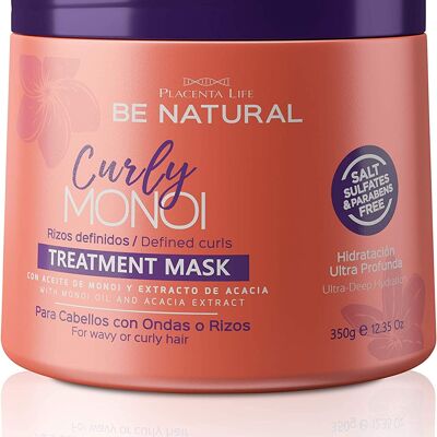Curly Monoi. Face mask. For curly and wavy hair. Content 350 gr.