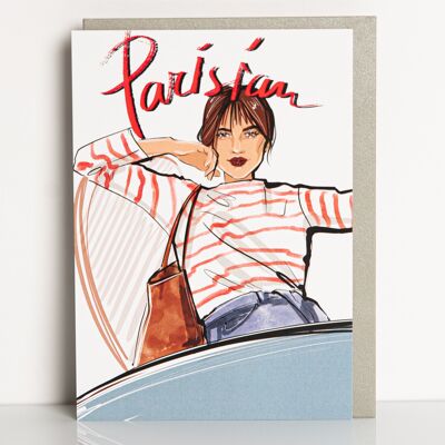 parisian greeting card