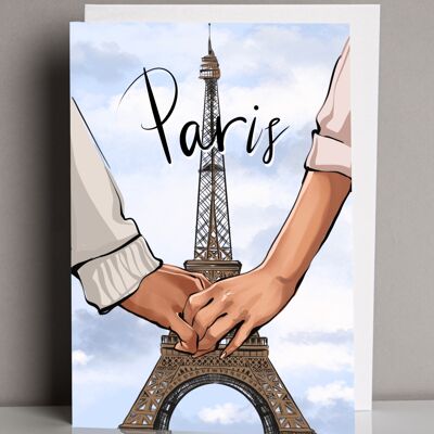 biglietto di auguri di Parigi
