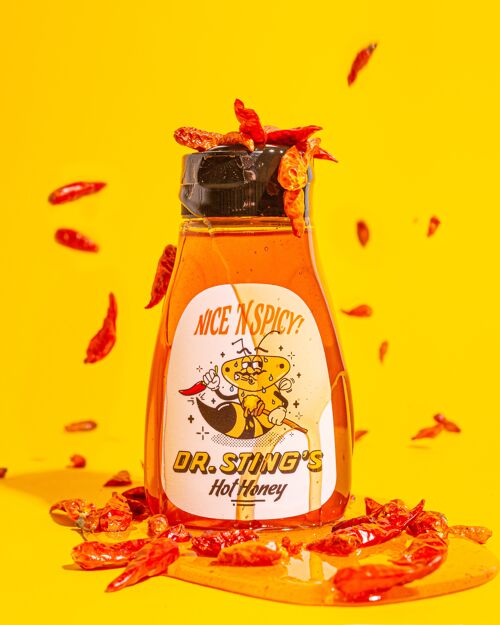 DR. STING'S HOT HONEY - 180ML BOTTLE