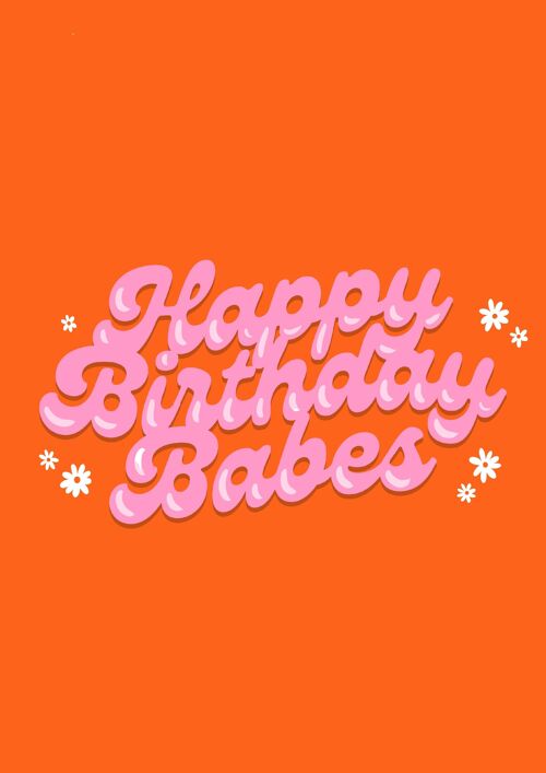 Happy Birthday Babes Card - 2