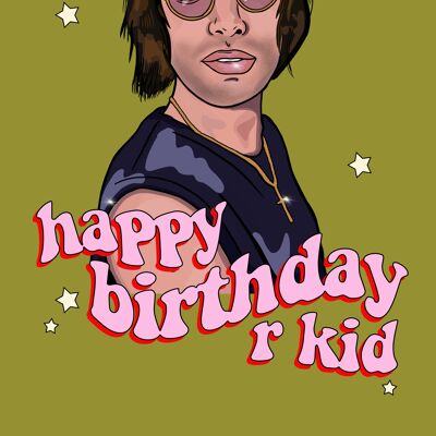 Tarjeta de cumpleaños de Liam Gallagher