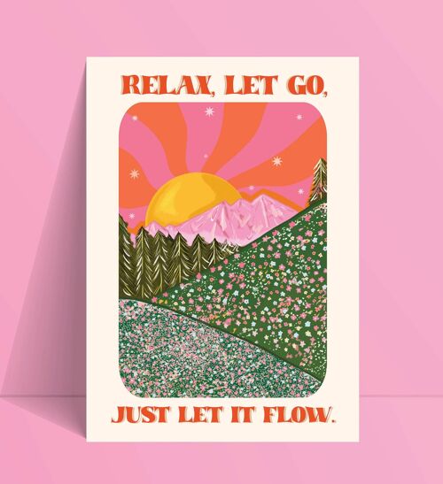 Relax Let Go Print