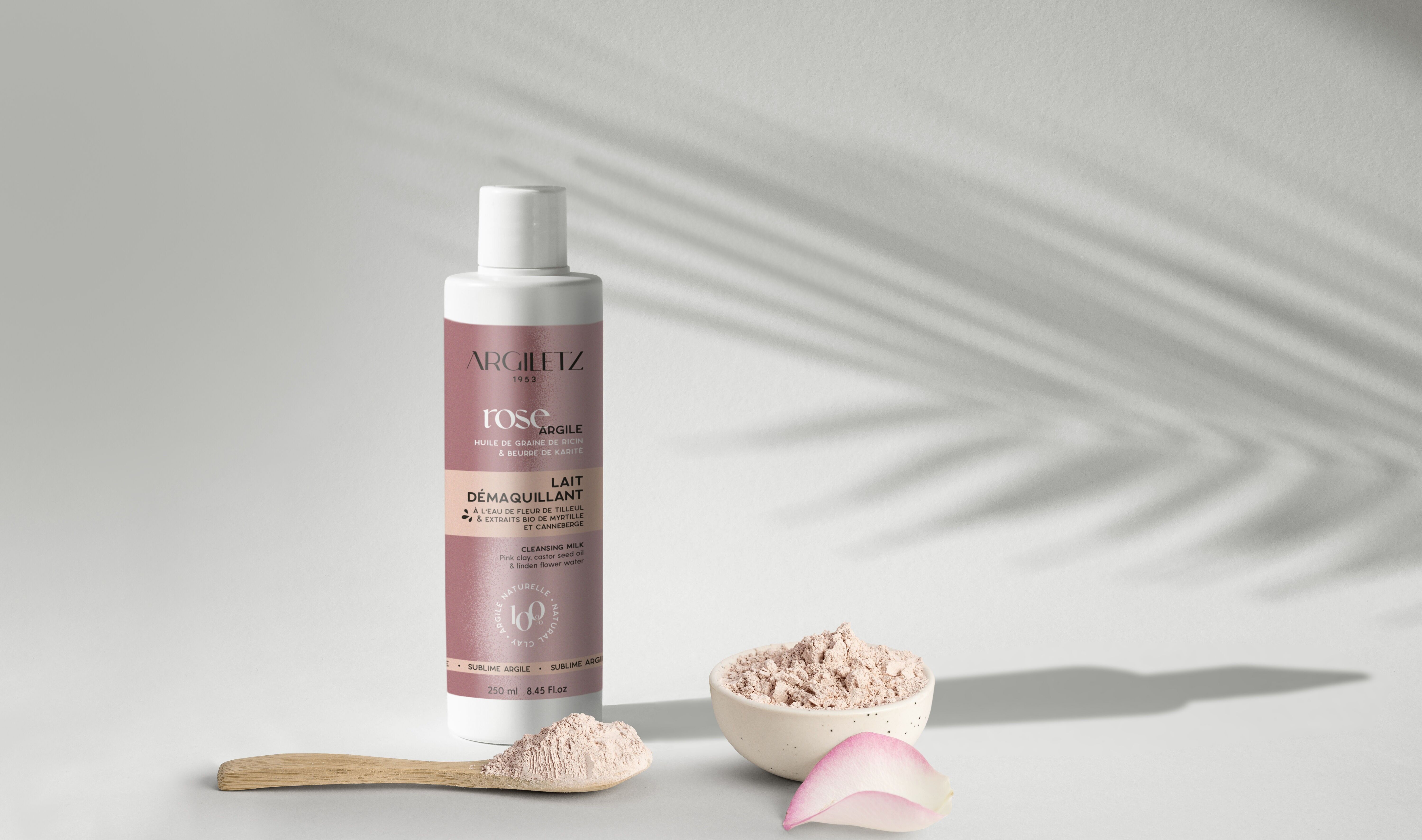 Reinigungsmilch mit rosa Tonerde - 200 ml