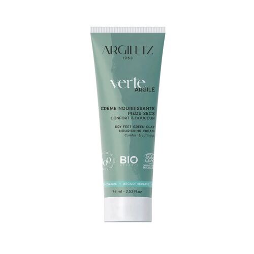 Crème nourrissante pieds secs certifiée BIO* par ECOCERT-75 ml