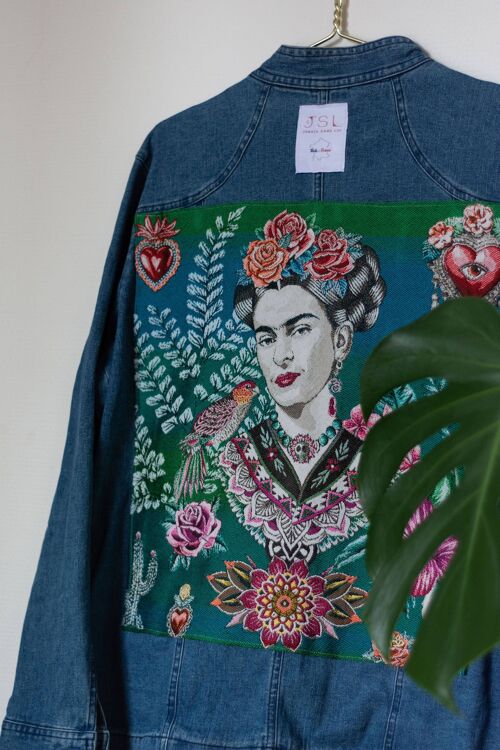 Veste jean Frida vert