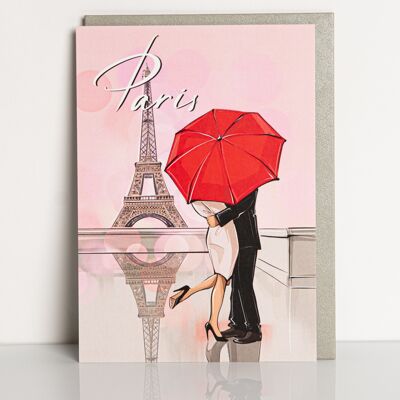 tarjeta de felicitación de París