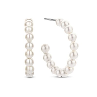 Boucles d'oreilles CO88 avec perles ips 3mm