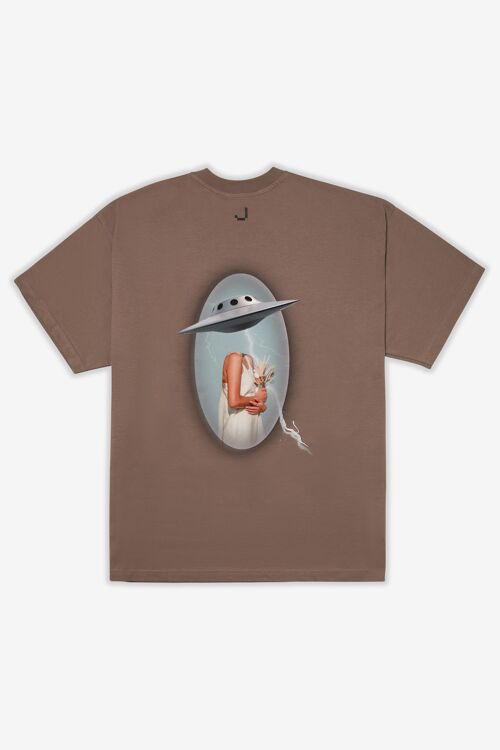 T-Shirt "Ufo" - Brown