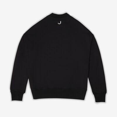 Sudadera con cuello redondo - Suéter negro