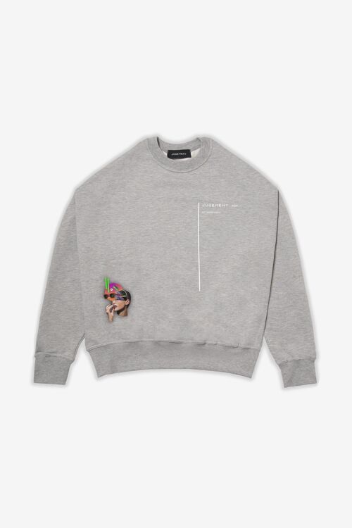 Felpa Girocollo - Grey Sweater