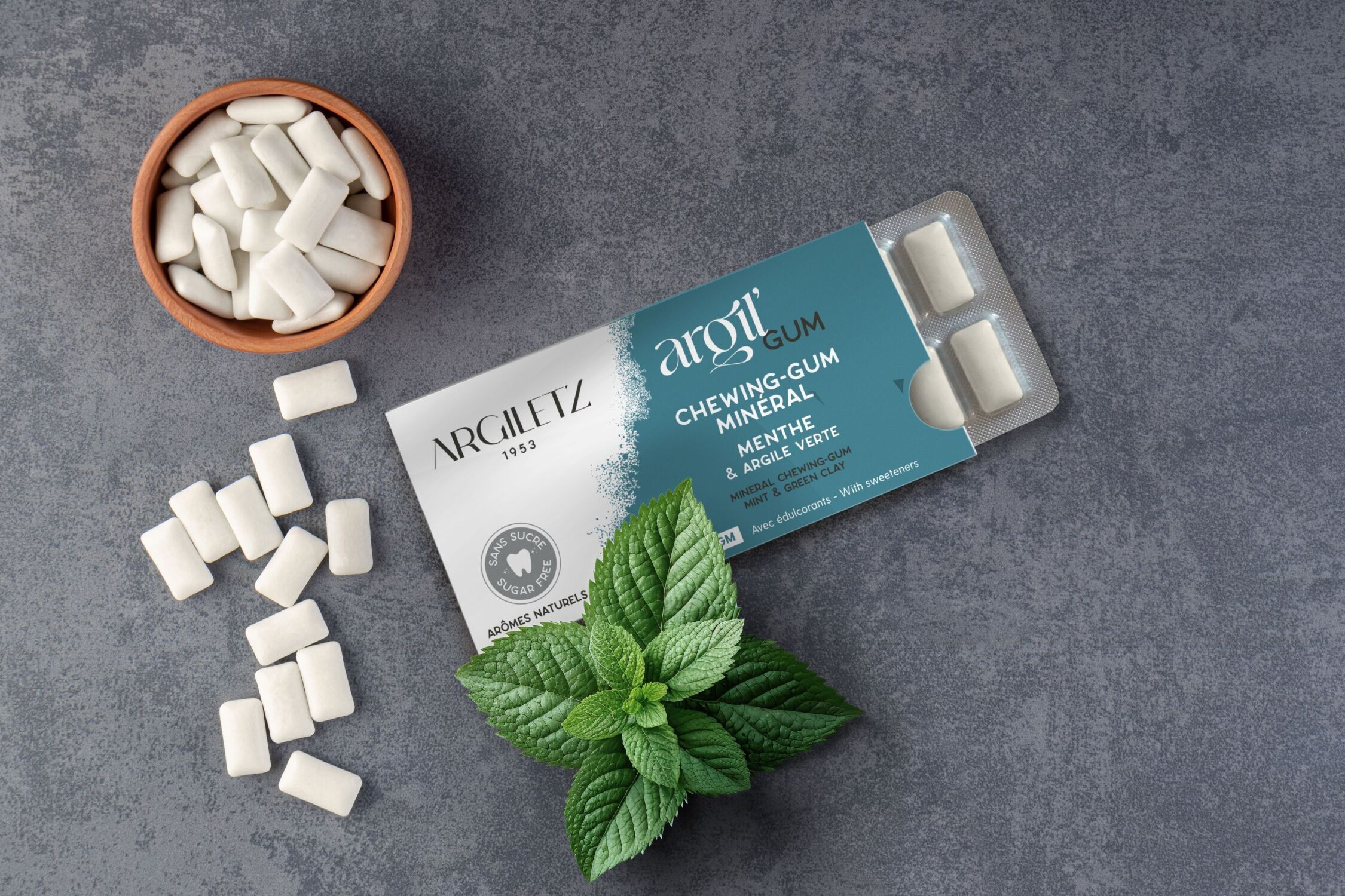 Argil'gum Mint 12 Dragees (Anzeige von 40 Platten)