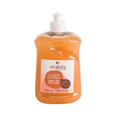 Detergente líquido mandarina / pomelo con arcilla rosa