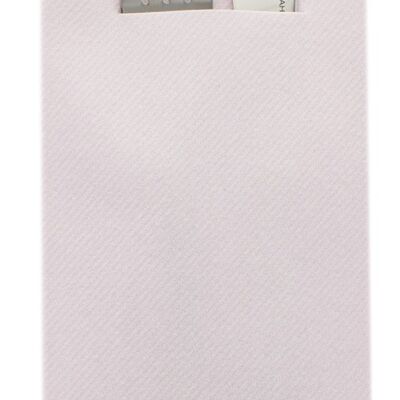 Servilleta para cubiertos desechable rosa claro de Linclass® Airlaid 40 x 40 cm, 12 piezas