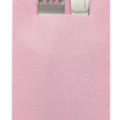 Einweg Besteckserviette Rosa aus Linclass® Airlaid 40 x 40 cm, 12 Stück