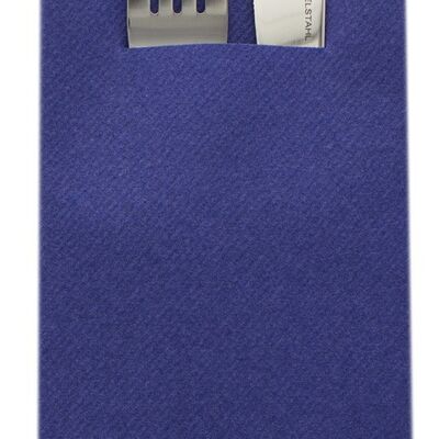 Disposable cutlery napkin royal blue made of Linclass® Airlaid 40 x 40 cm, 12 pieces