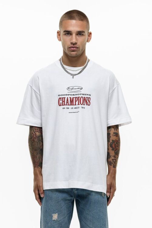 Sustainable Champions Oval White T-shirt