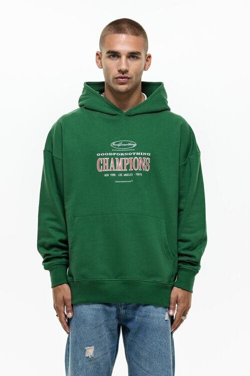 Sustainable Champions Oval Green Hoodie