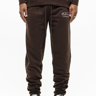 Jogger marrone ovale sostenibile