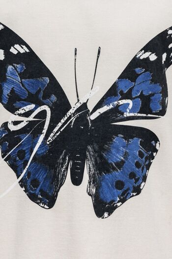 T-shirt crème oversize Twilight Butterfly 2