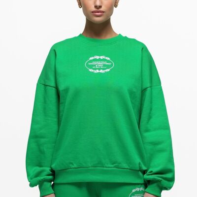 Crest Green Sweatshirt