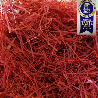 Saffron Afghan "THE BEST SAFRAN IN THE WORLD" / RIGHT filaments (stigmas) / category I (extra) / Grade A + / vacuum bag / 100 grams