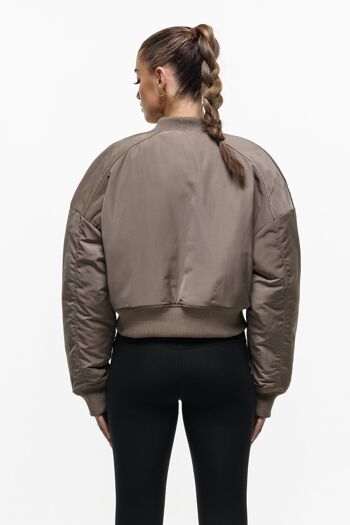 Blouson Bomber ADN Taupe Oversize 3