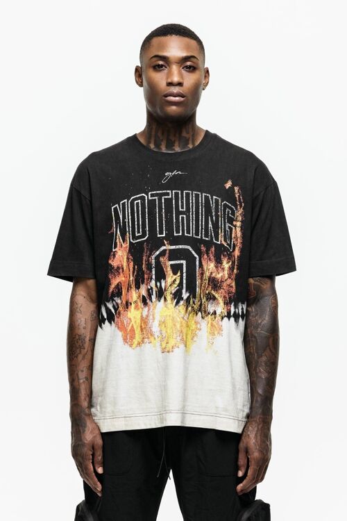 Nothing Flame Dip Dye T-shirt