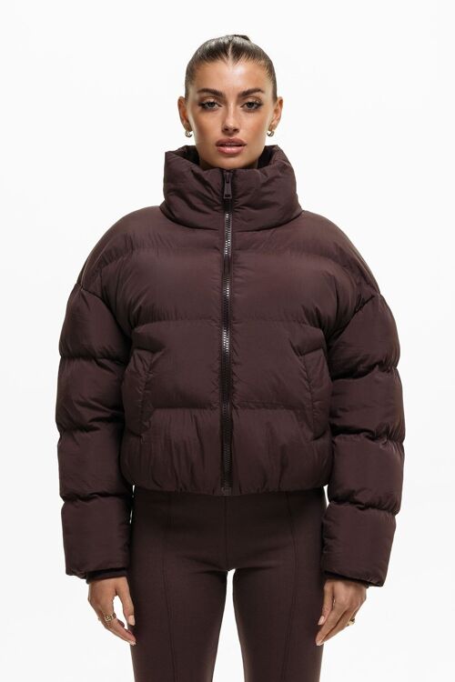 Oversized Brown Puffer Jacket
