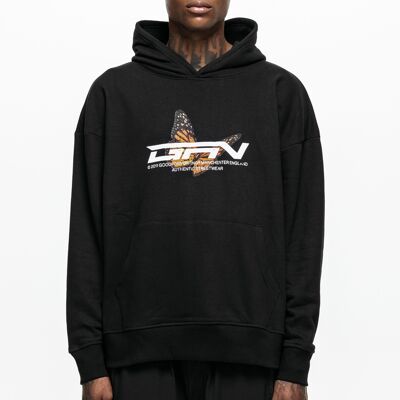 DNA Butterfly Black Hoodie