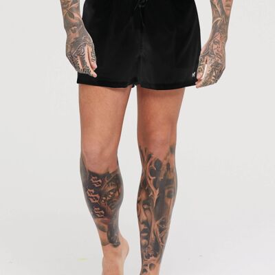 Short de bain papillon noir