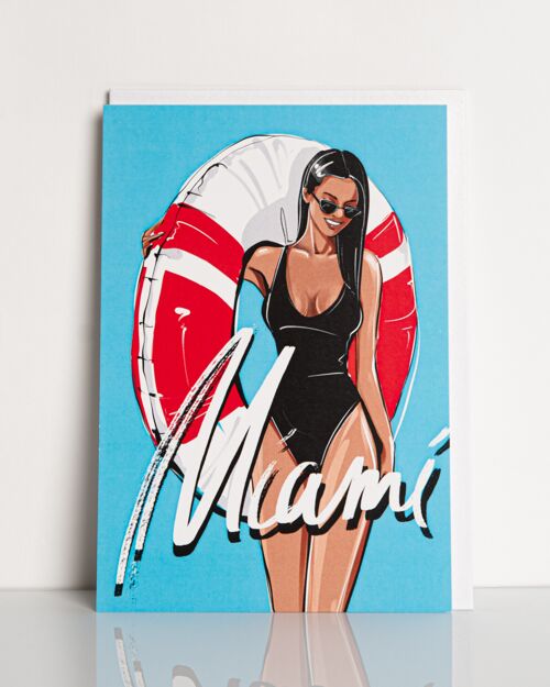 carte de voyage Miami beach