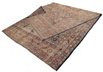 Très ancien tapis kirman lavar ravar-CM 377x205 5